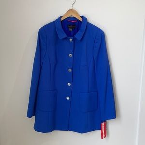 Nina Mclemore Car Coat Size 16 NWT